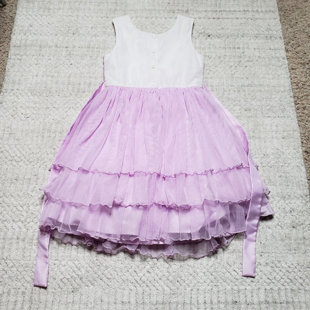 Jona Michelle Lace and Belted Fancy Dress Size 10 - Picture 9 of 9